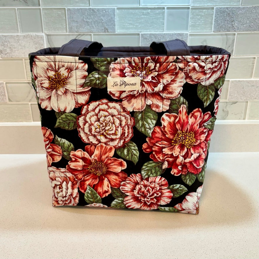 Blooming Flowers Mini Tote Bag