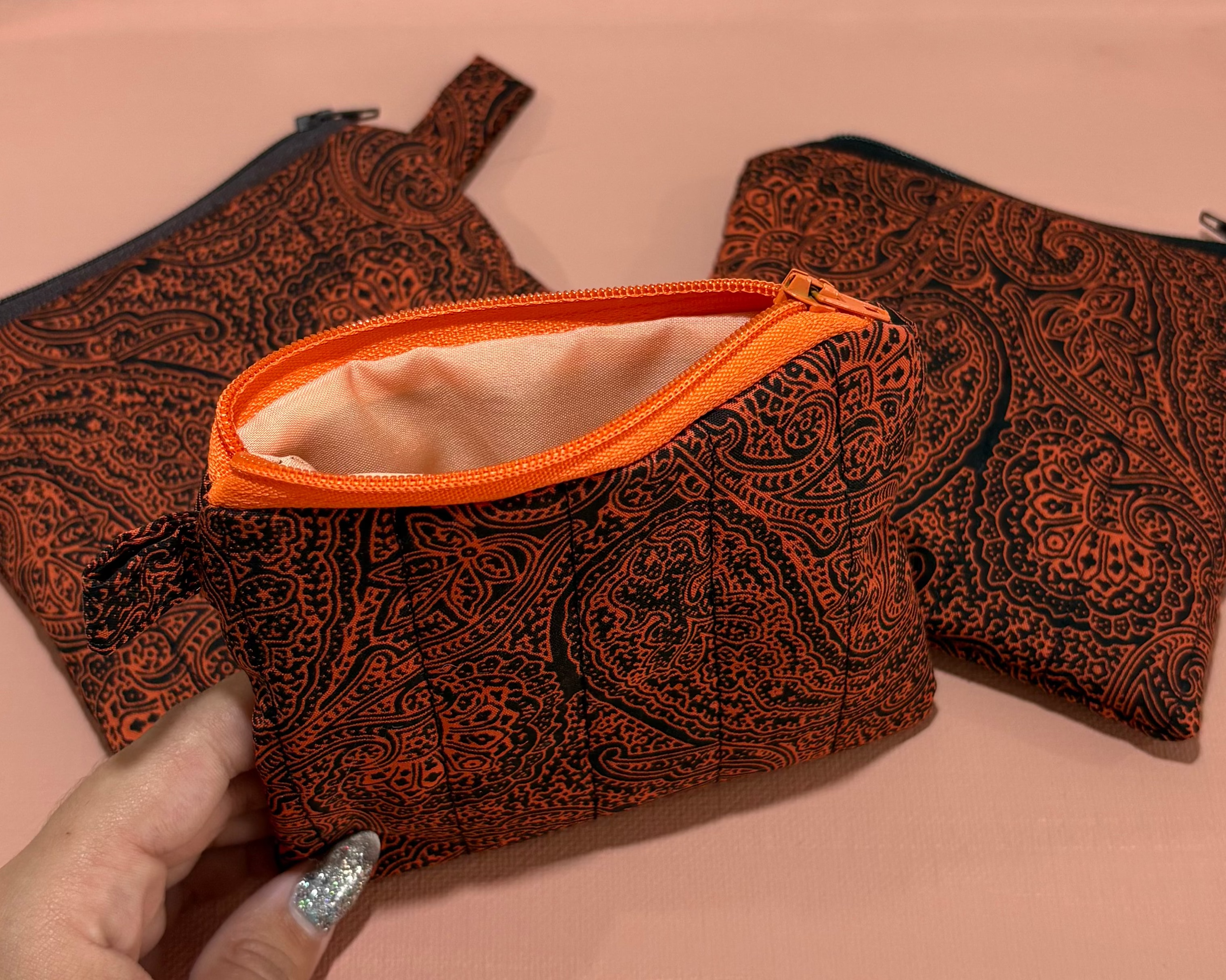 Orange Mandala Wallet