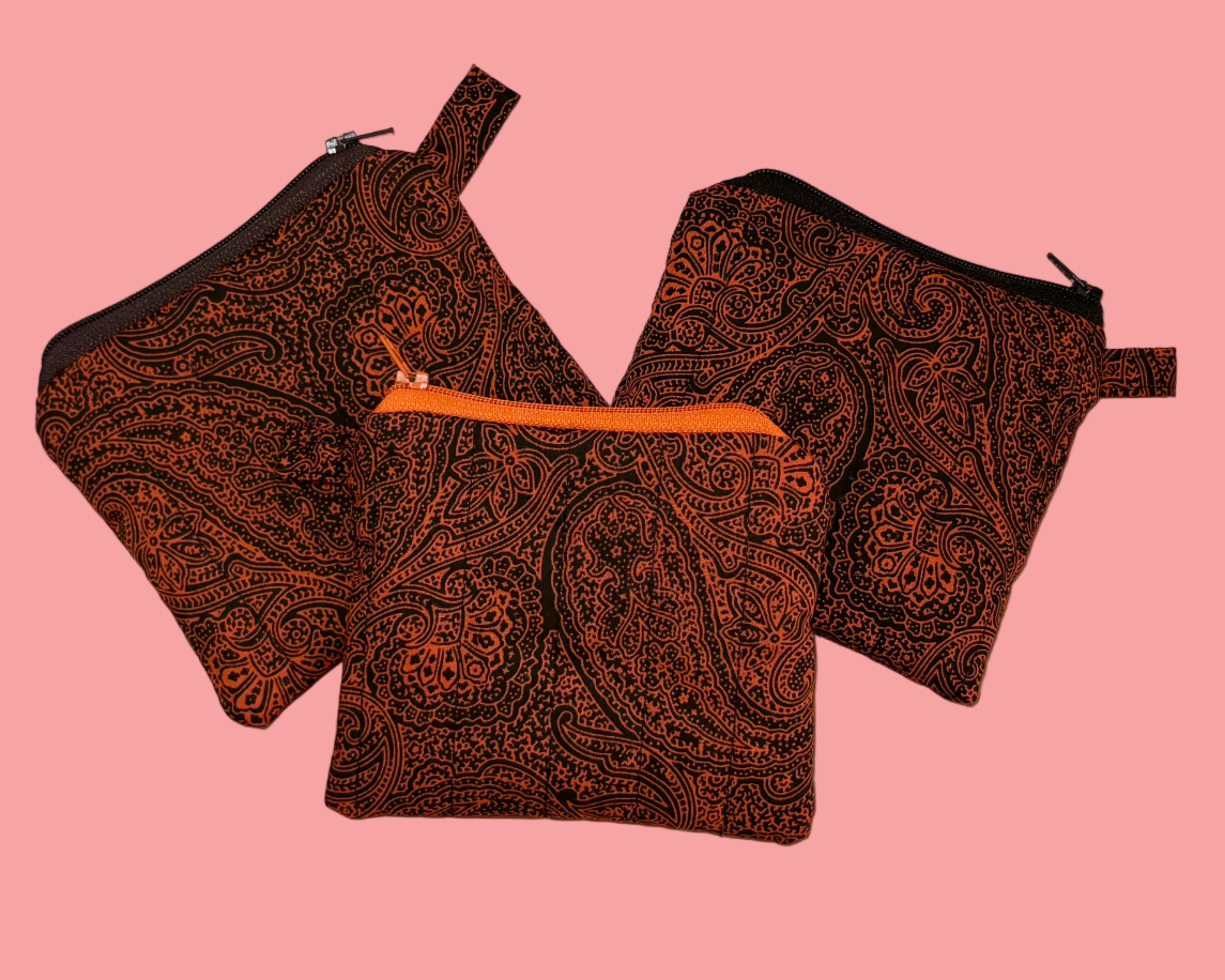 Orange Mandala Wallet