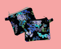 Violet Floral Wallet